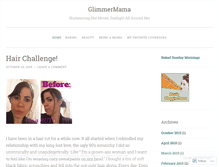 Tablet Screenshot of glimmermama.com